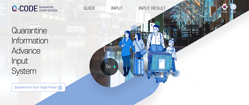 ระบบกรอกข้อมูลล่วงหน้า (Q-CODE) สำหรับผู้เดินทางเข้าประเทศเกาหลีใต้