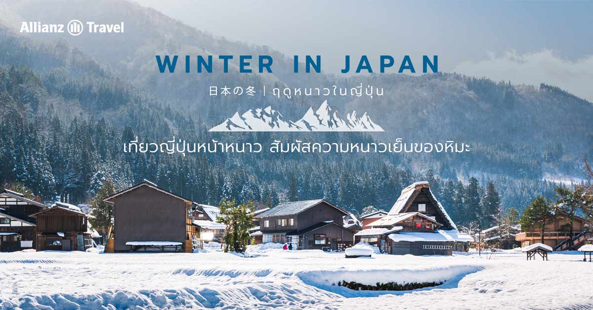 Winter in Japan - เที่ยวญี่ปุ่นหน้าหนาว สัมผัสความหนาวเย็นของหิมะ