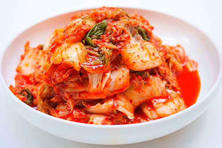 อาหารเกาหลี กิมจิ