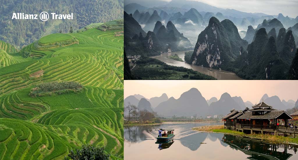 กุ้ยหลิน (Guilin) – ภูมิทัศน์ภูเขาและชนบทที่สวยที่สุดในประเทศจีน