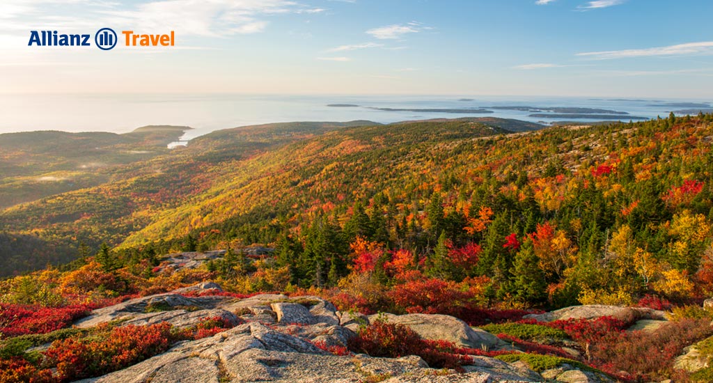 เขาคาดิลแลค (Cadillac Mountain) อุทยานแห่งชาติอคาเดีย รัฐเมน (Acadia National Park – Maine)