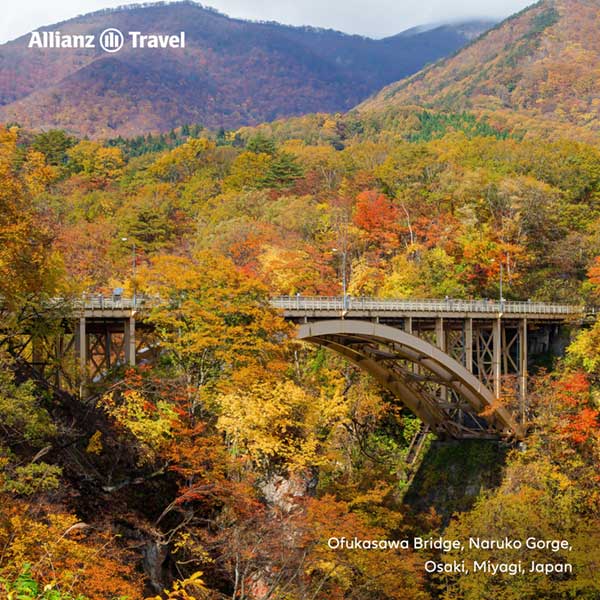 หุบเขานารุโกะ (Naruko Gorge), สะพานโอฟุคาซาว่า(Ofukazawa Bridge)