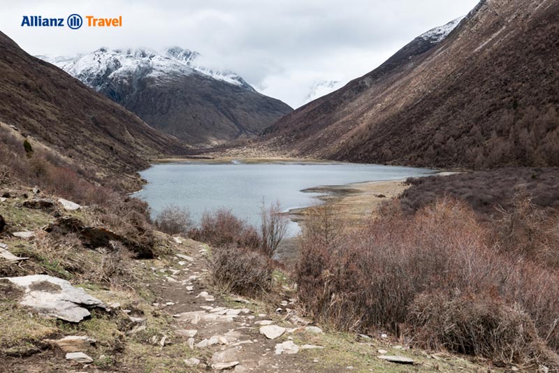 หุบเขาไห่ซื่อโกว (Haizi Valley หรือ 海子沟) - ทะเลสาบต้าไห่จื่อ (Dahaizi Lake)