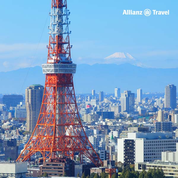 สถานที่ชมวิว ภูเขาไฟฟูจิ ในโตเกียว: Tokyo Tower