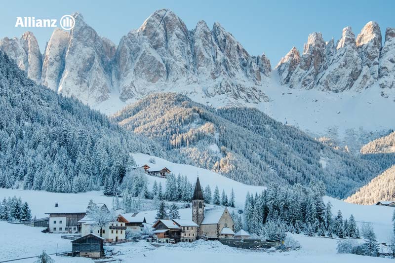 เที่ยวโดโลไมท์ (Dolomites) ฤดูหนาว