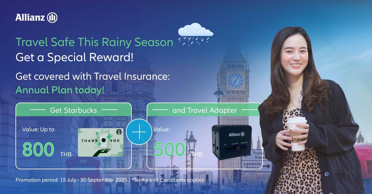 Travel Safe This Rainy Season with Allianz Travel Insurance