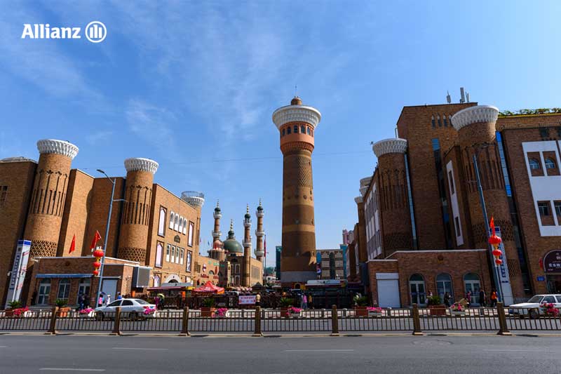 ตลาด International Grand Bazaar เมืองอุรุมชี