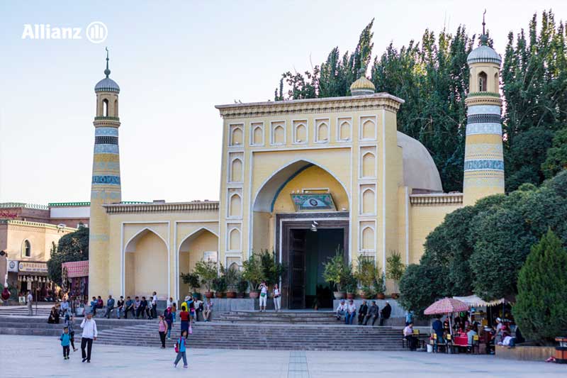 มัสยิด Id Kah ในเมืองเก่าคาชการ์ (Kashgar Old Town)