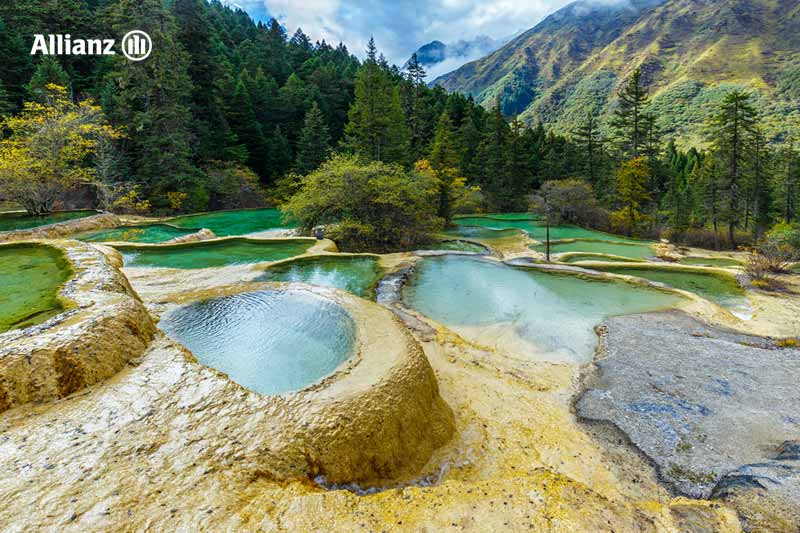 เที่ยวเฉิงตู : อุทยานแห่งชาติเหลืองหลง (Huanglong National Park)