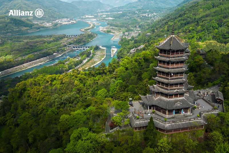 เขื่อนตูเจียงเยี่ยนและภูเขาชิงเฉิง (Dujiangyan and Mount Qingcheng)
