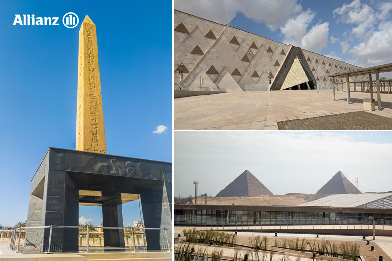 บริเวณพิพิธภัณฑ์แกรนด์อียิปต์ (Grand Egyptian Museum)