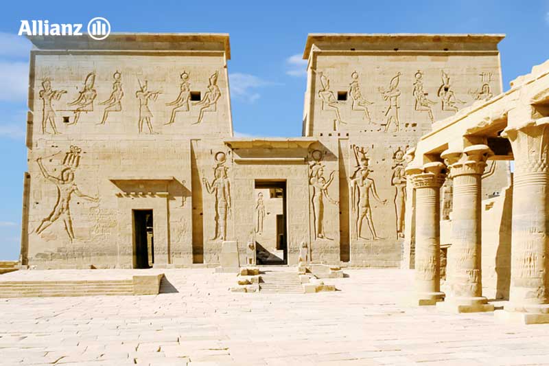 บริเวณวิหารฟิเล (Philae Temple หรือ Temple of Isis)