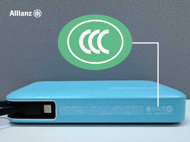 Power Bank ไปจีน ที่มีสัญลักษณ์ CCC หรือ 3C