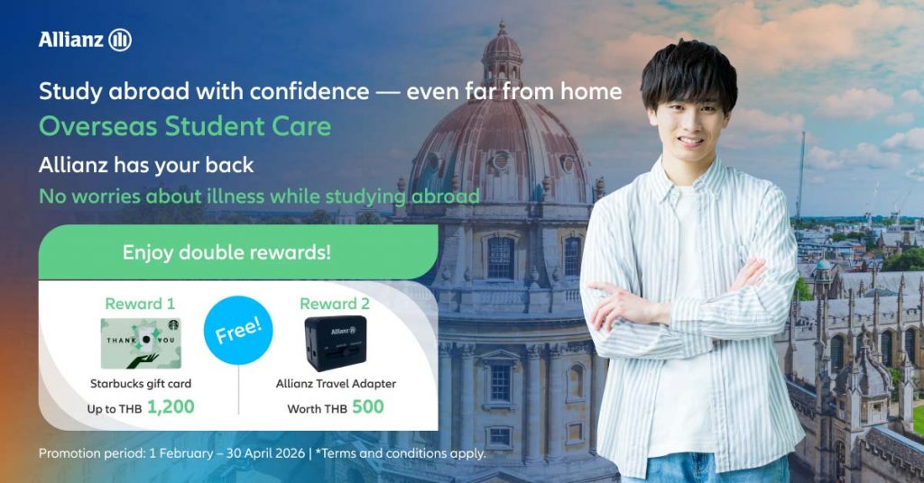 Study Abroad with Peace of Mind — Get 2 Rewards!