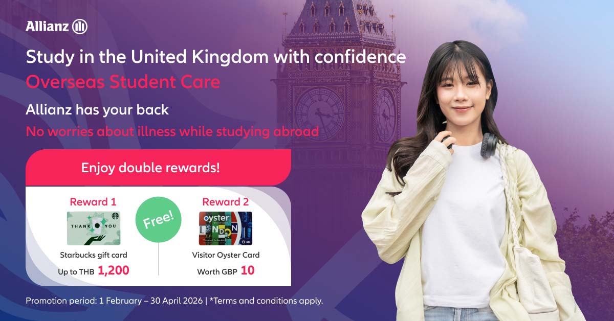 Study in the UK with Peace of Mind — Get 2 Rewards!