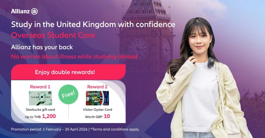 Study in the UK with Peace of Mind — Get 2 Rewards!